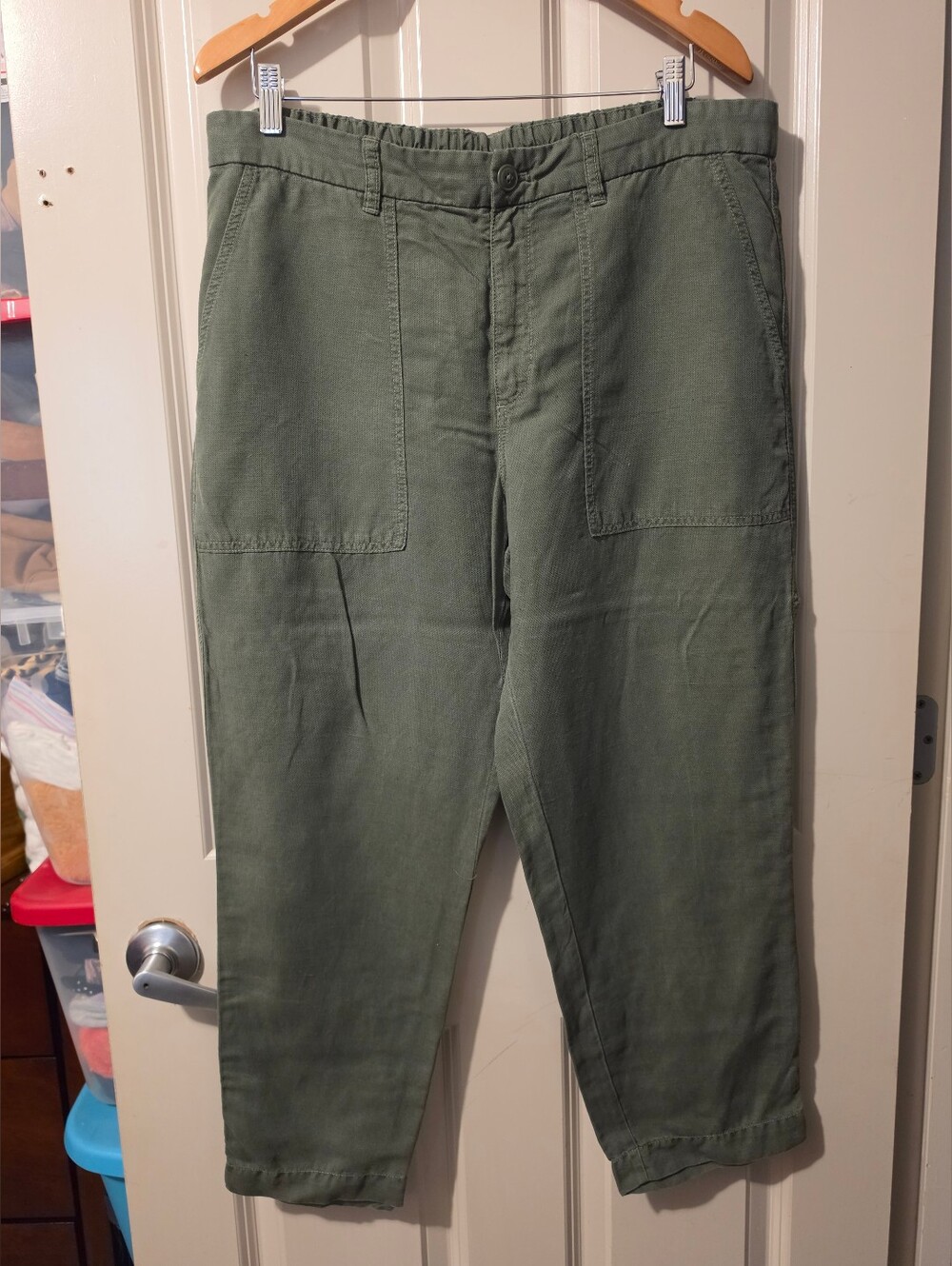 J. Crew Olive Green Chino Pants Sz16